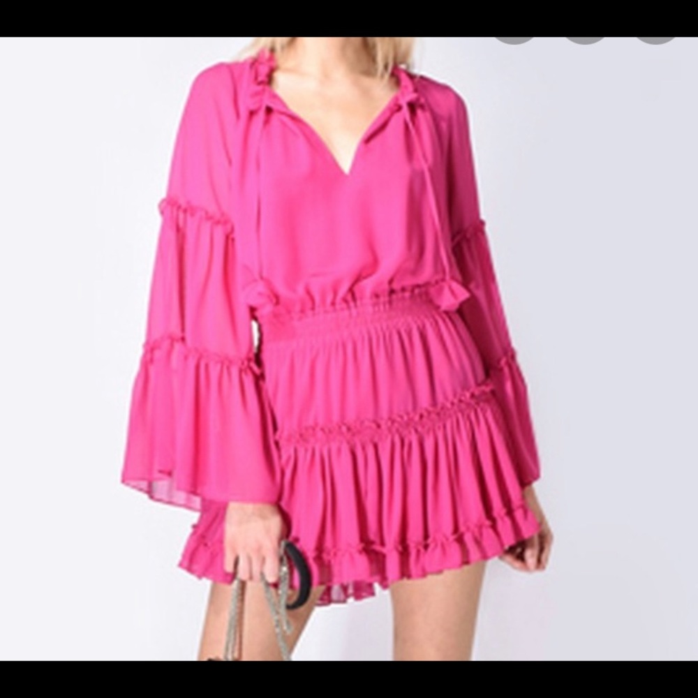MISA LOS ANGELES pink dress